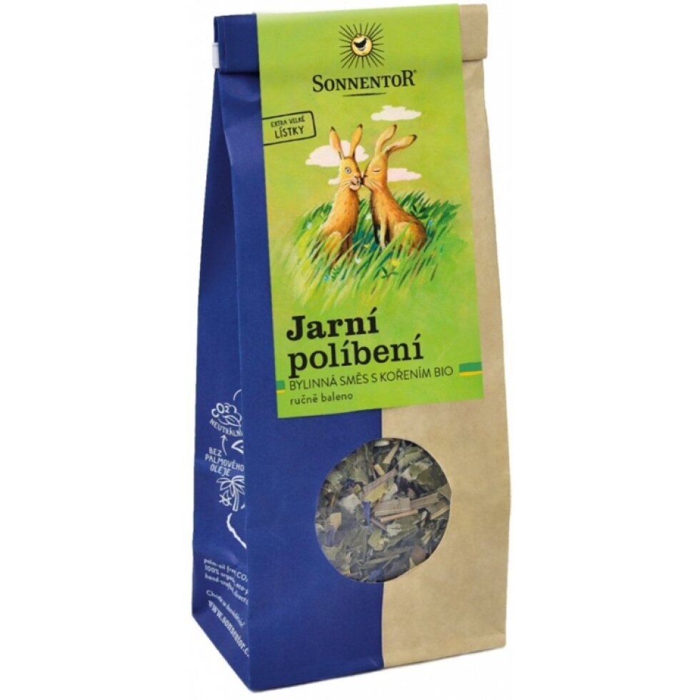 Jarní políbení bylinný čaj BIO s kořením - 80 g