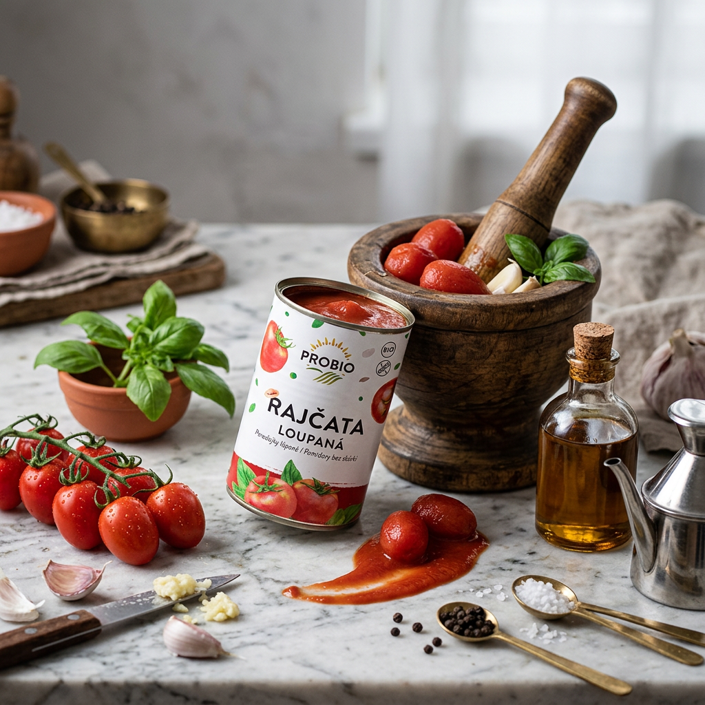 Rajčata BIO loupaná sterilovaná - 400 g