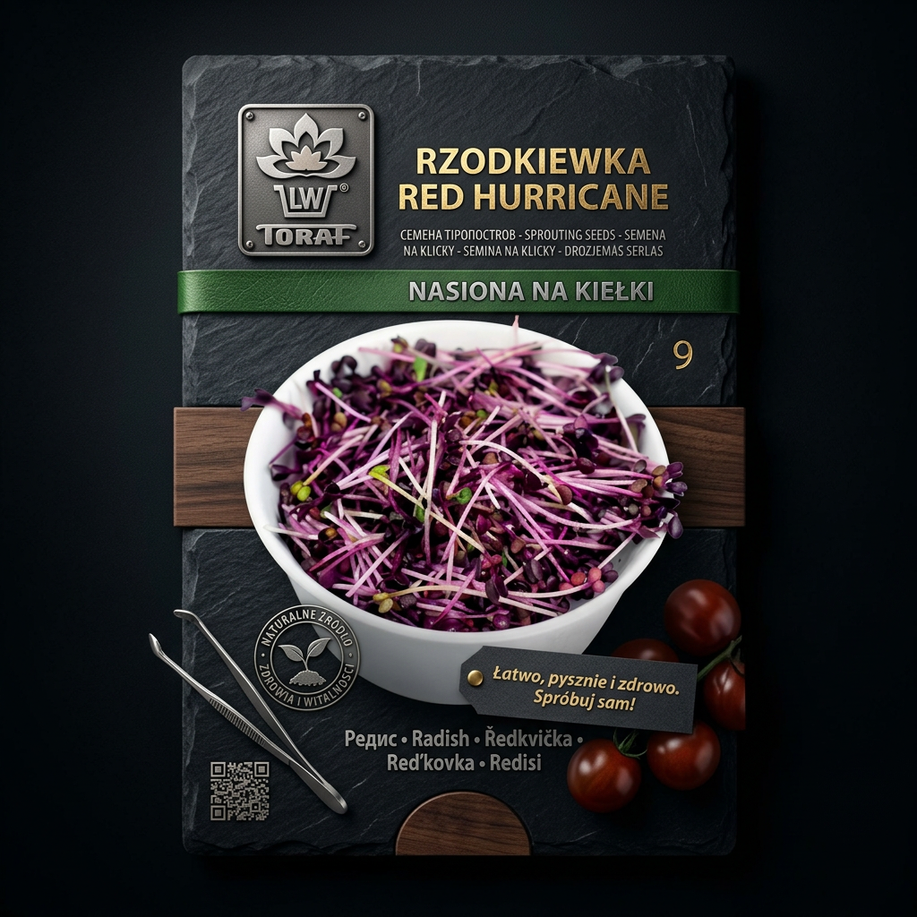 Ředkvička Red Hurricane semínka na klíčení - 10 g