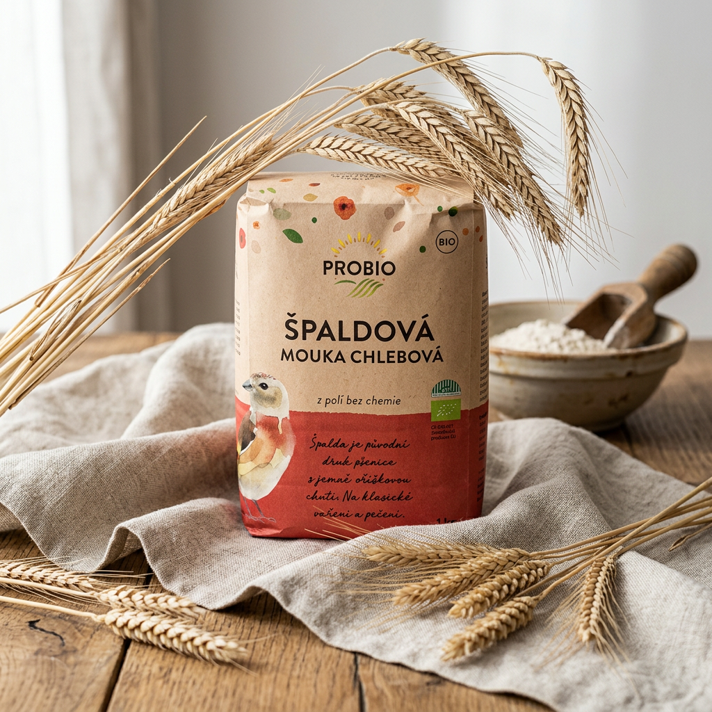 Špaldová mouka BIO chlebová