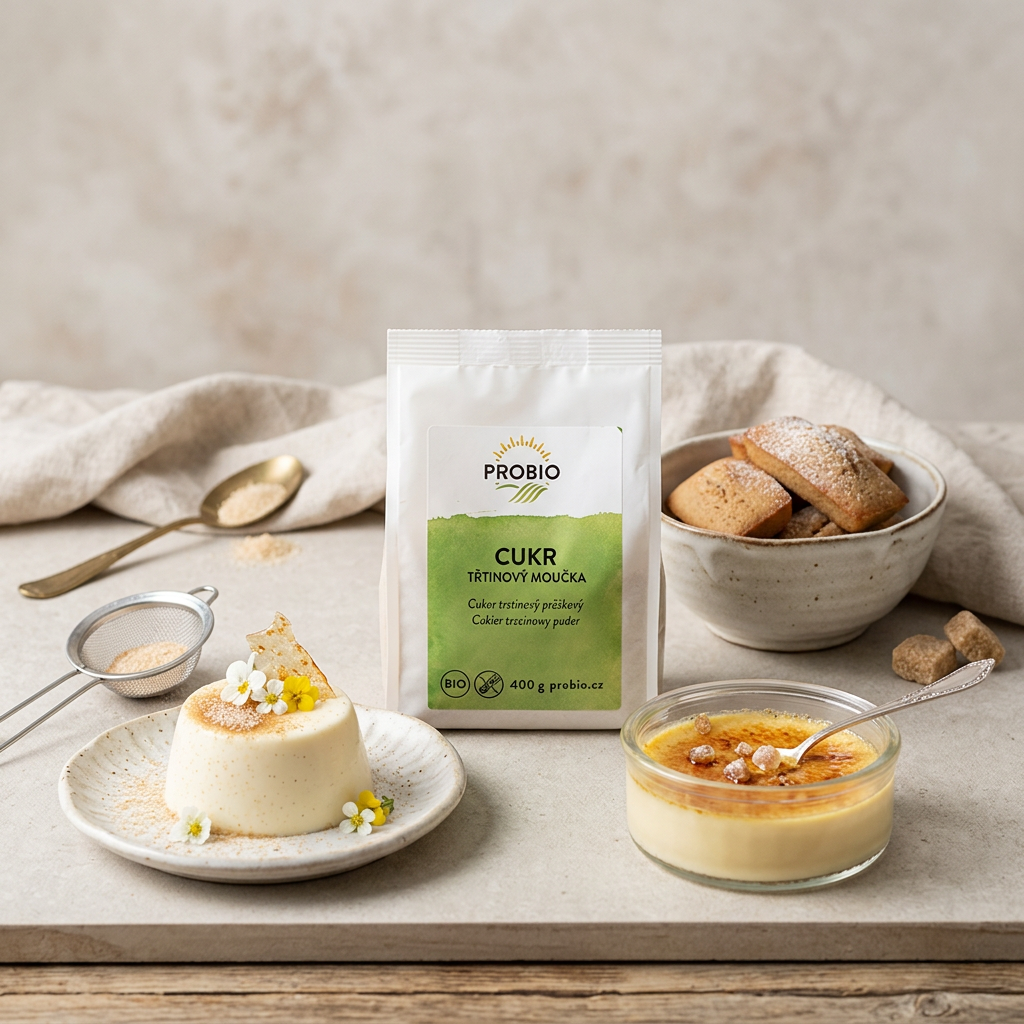 Třtinový cukr BIO moučkový - 400 g