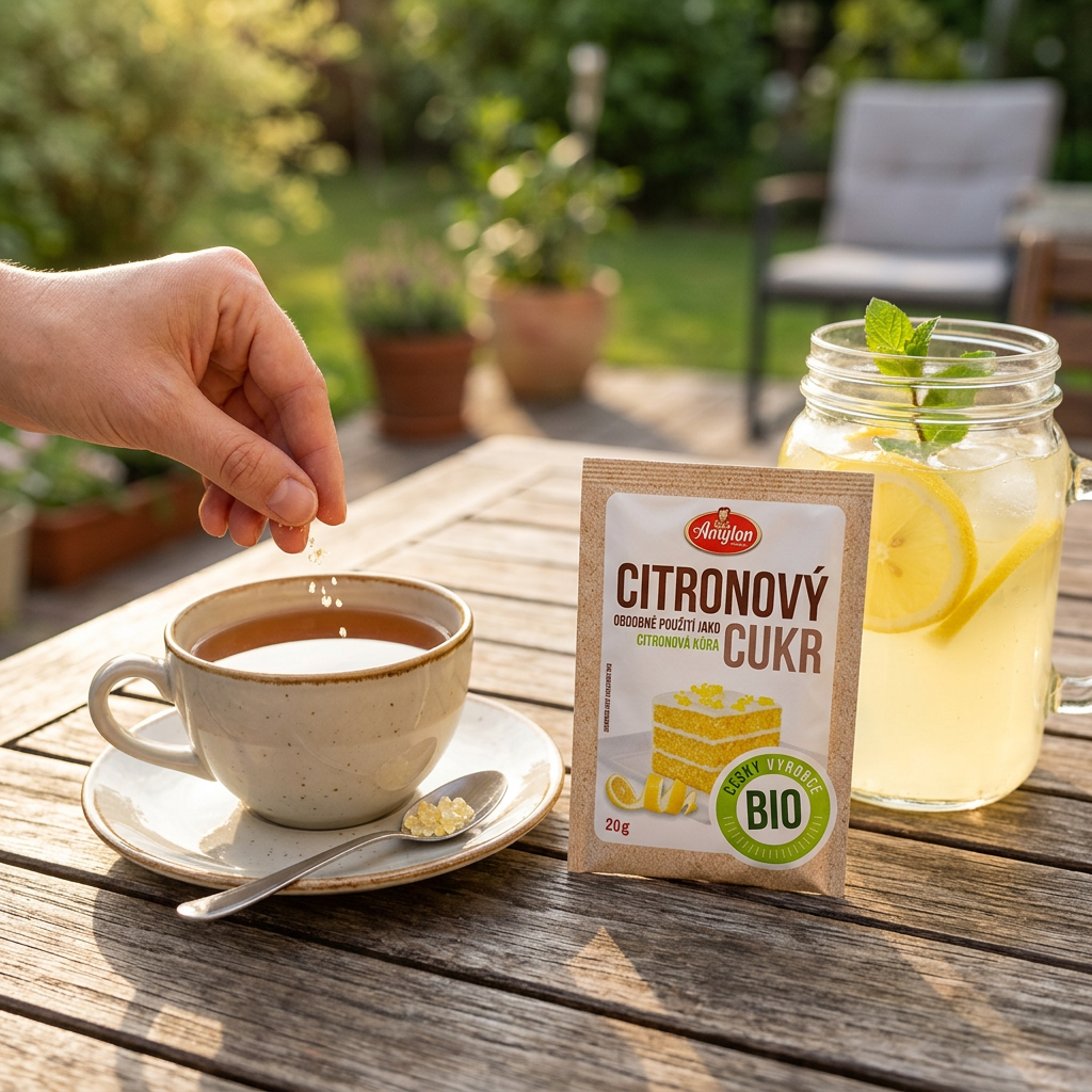 Citronový cukr BIO - 20 g