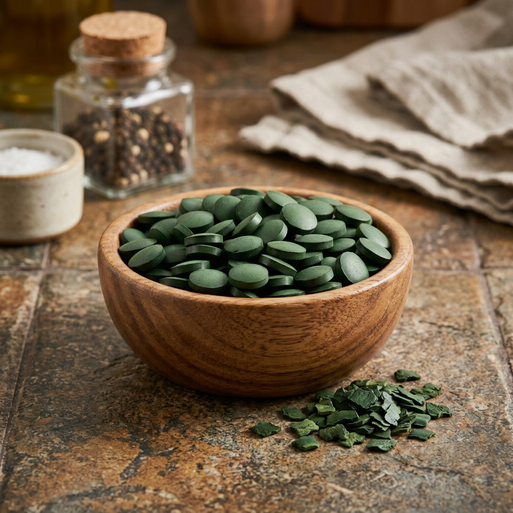 Spirulina BIO tablety 500 mg - MámeChuť