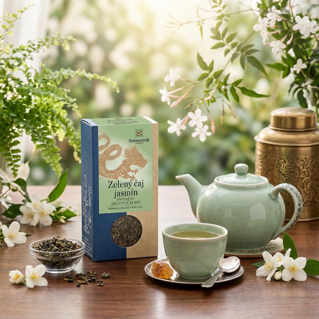 Zelený čaj BIO jasmín sypaný - 100 g