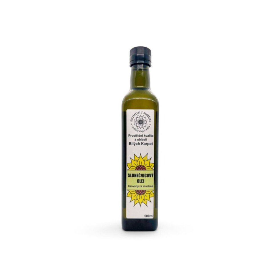 Slunečnicový olej český RAW - 500 ml