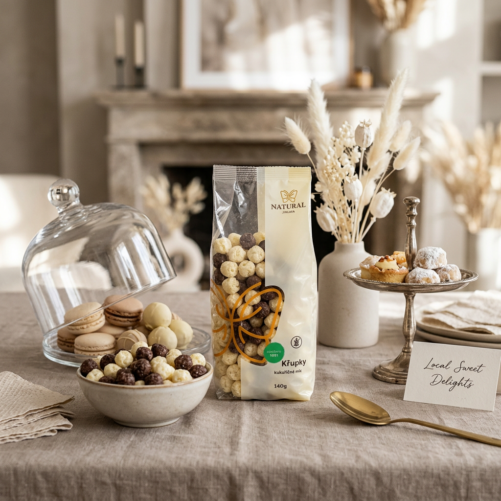 Kukuřičné křupky jogurt čokoláda - 140 g