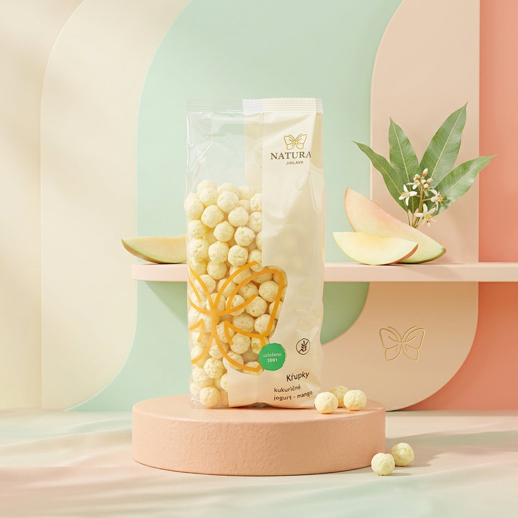 Kukuřičné křupky jogurt mango - 140 g