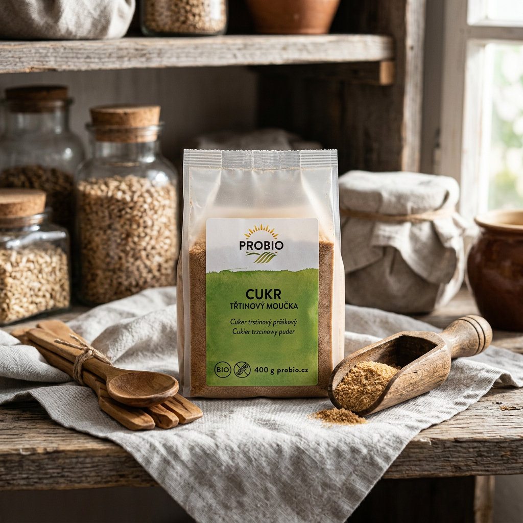 Třtinový cukr BIO moučkový - 400 g