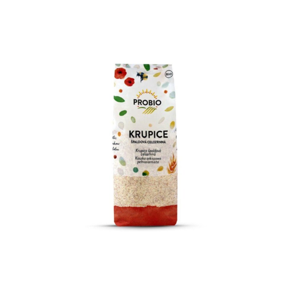 Krupice BIO špaldová celozrnná