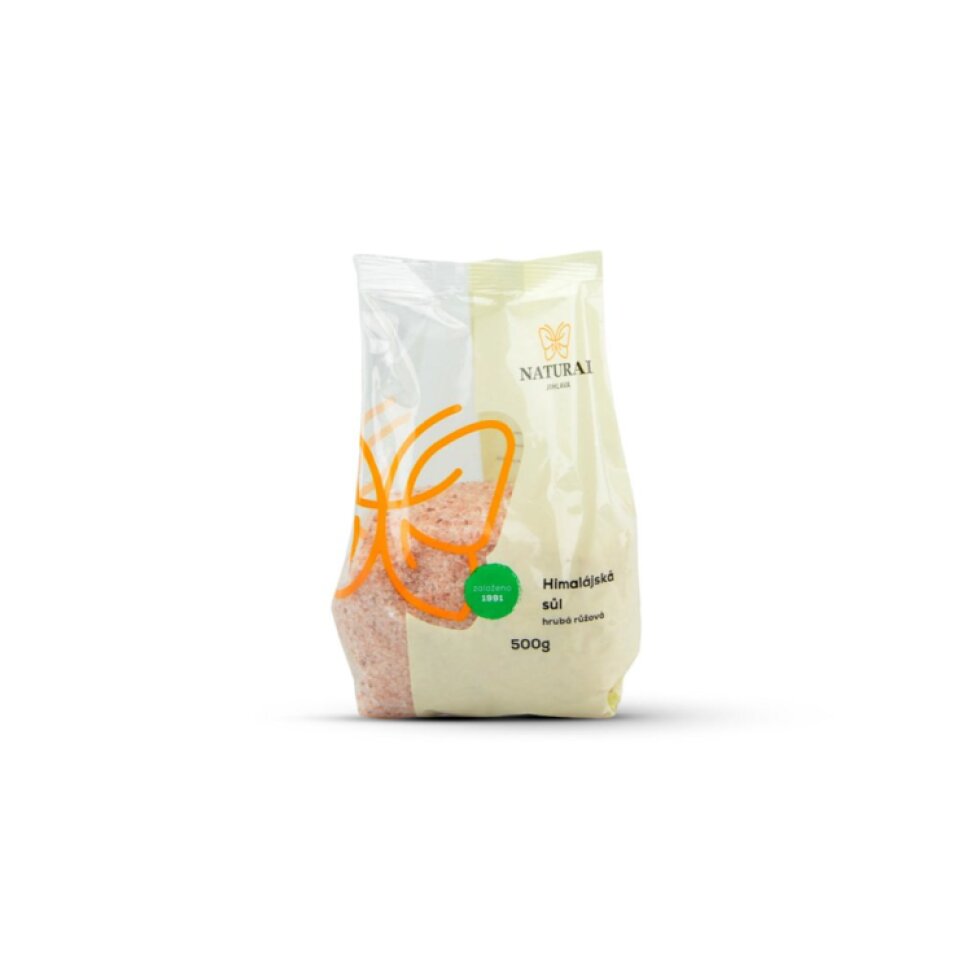 Himalájská sůl růžová hrubá - 500 g