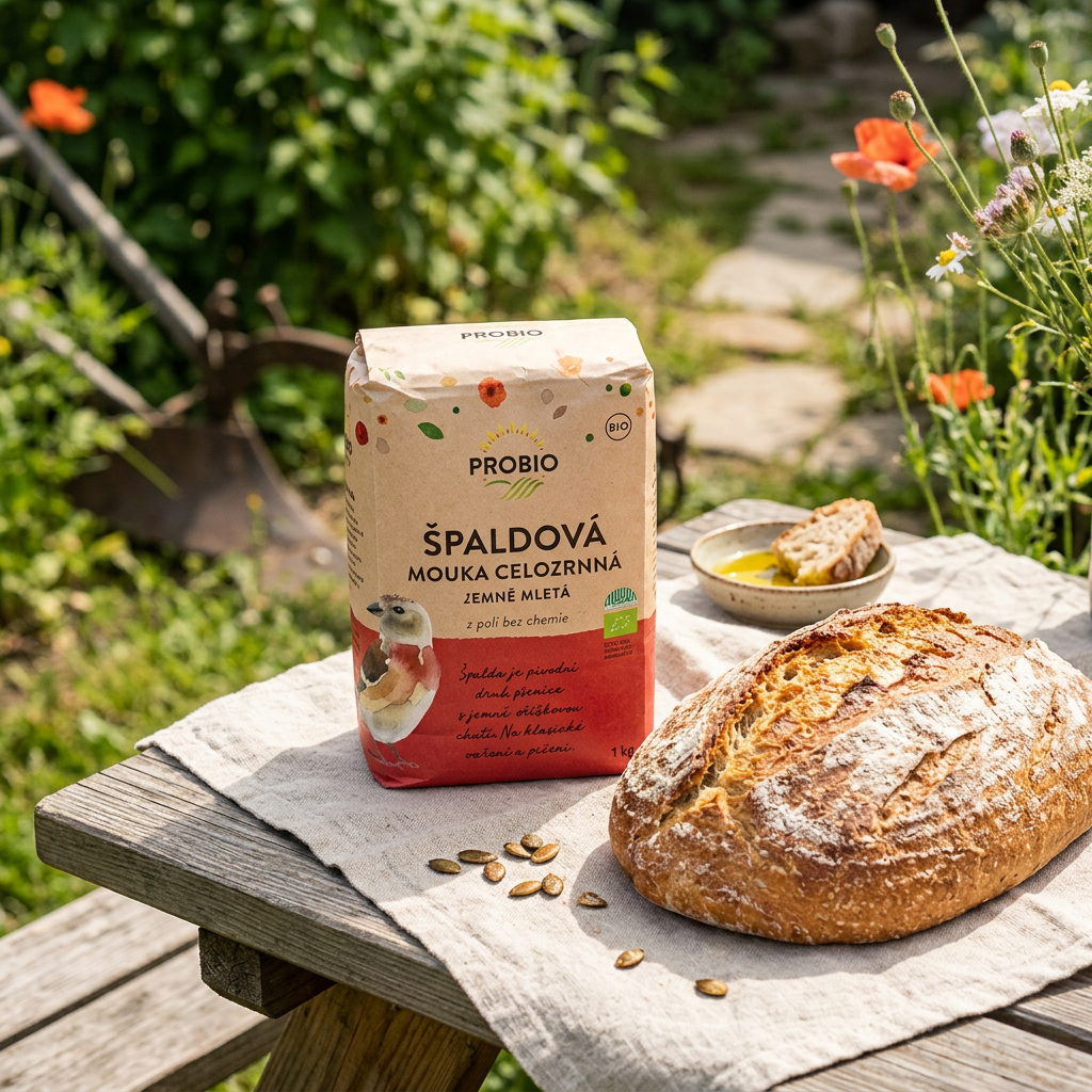 Špaldová mouka BIO celozrnná jemně mletá - 1 kg
