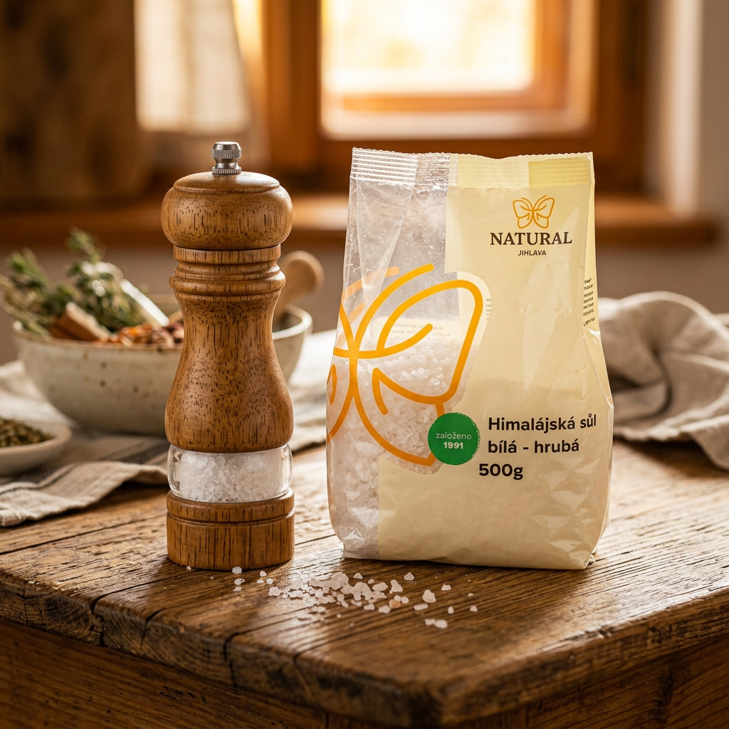 Himalájská sůl bílá hrubá - 500 g