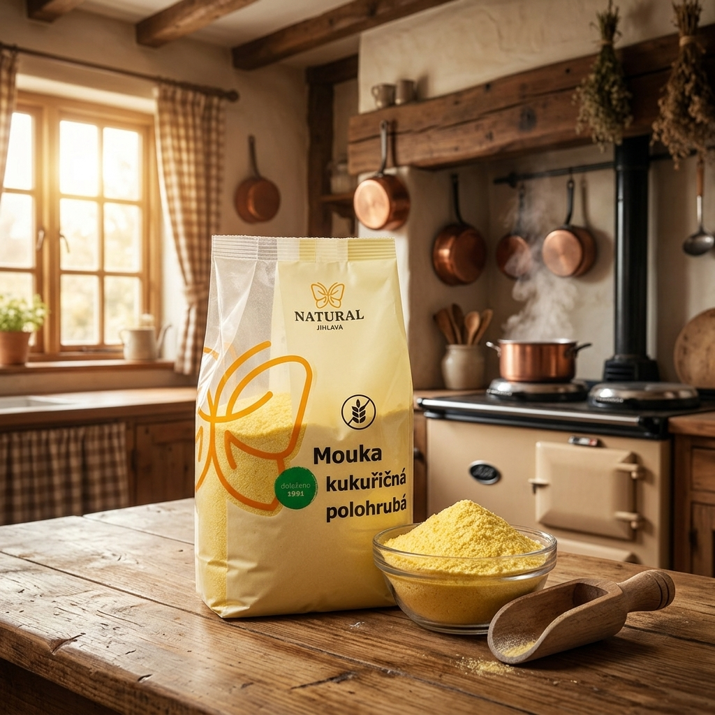 Kukuřičná mouka polohrubá - 400 g