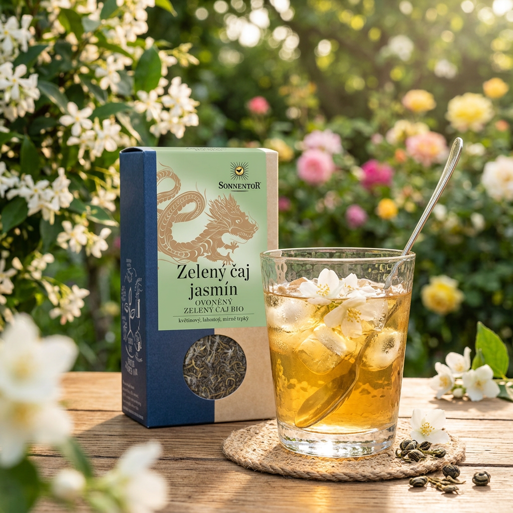 Zelený čaj BIO jasmín sypaný - 100 g