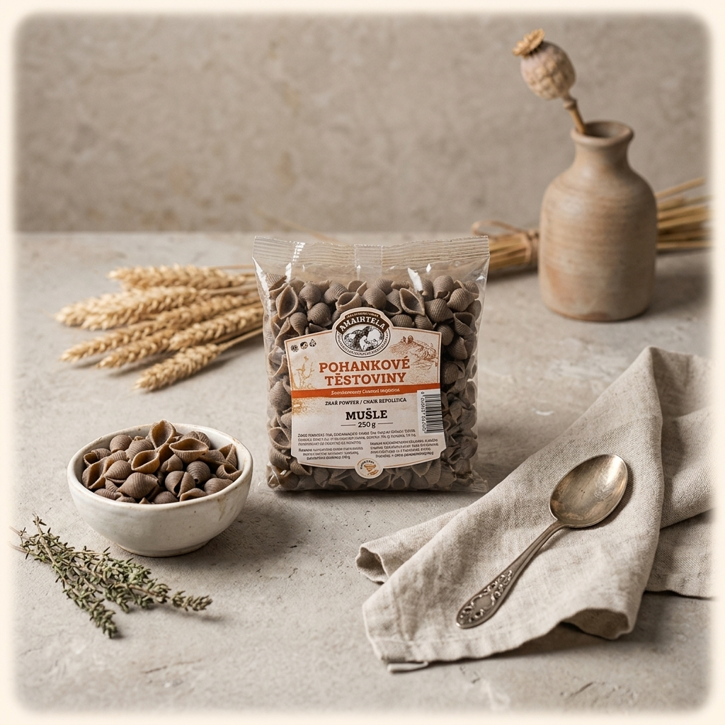 Pohankové těstoviny mušličky - 250 g
