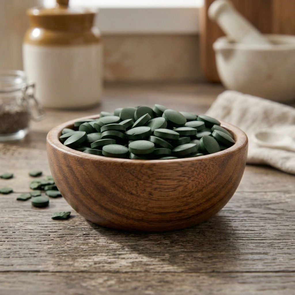 Spirulina BIO tablety 500 mg - MámeChuť