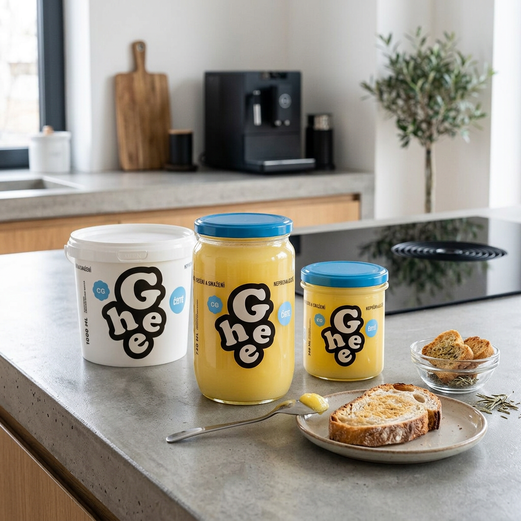 Ghí (Ghee) přepuštěné máslo - čisté