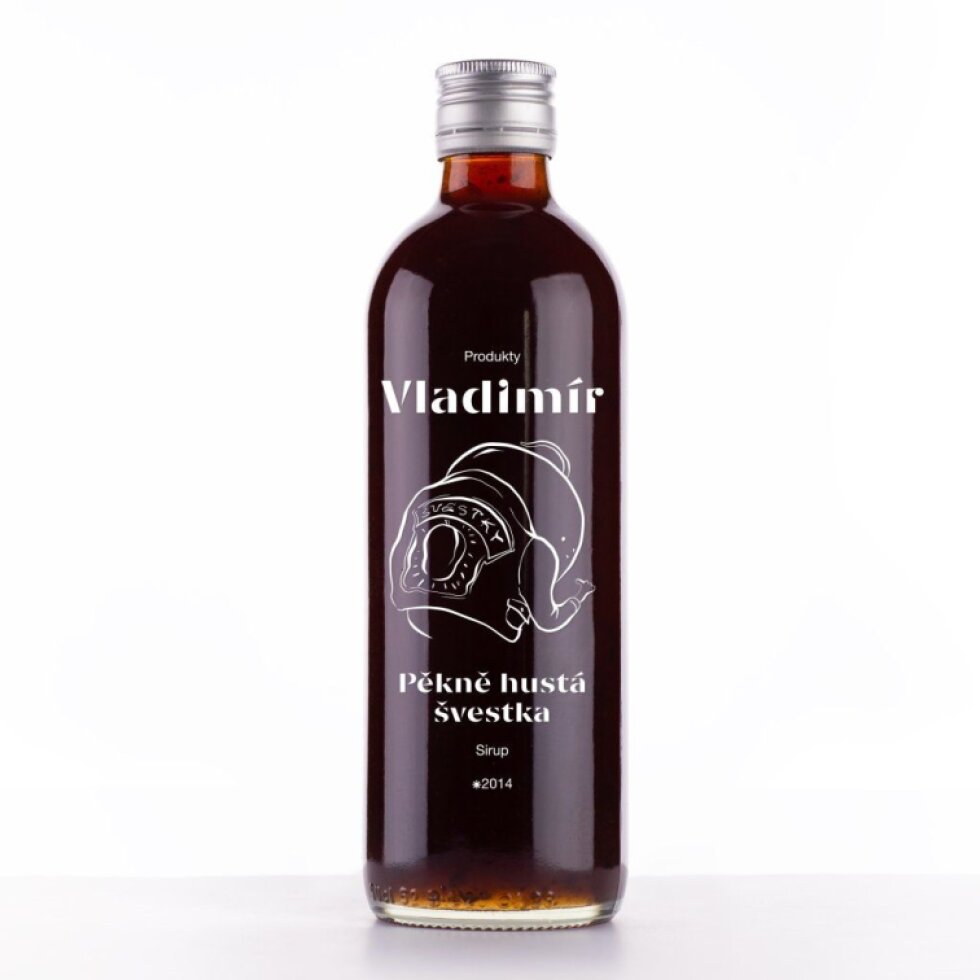 Sirup pěkně hustá švestka s kořením - 500 ml