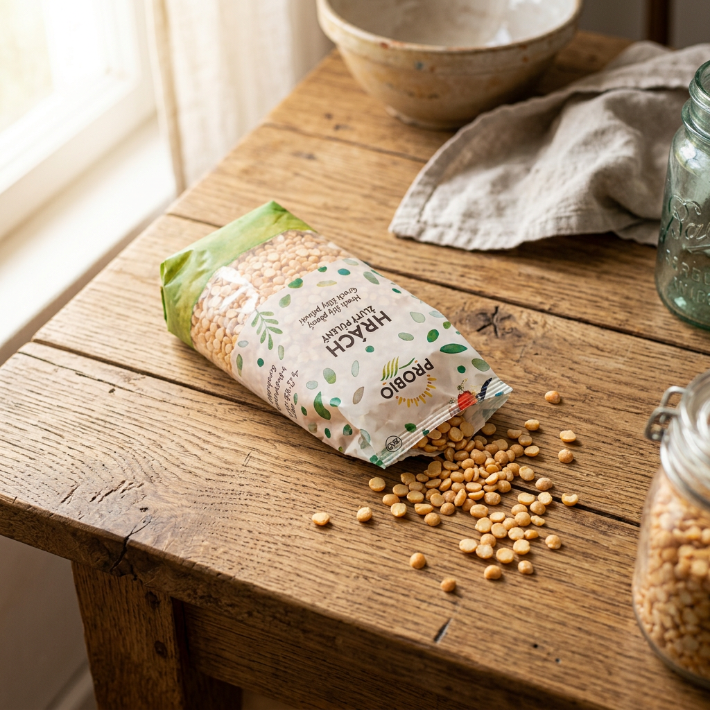 Hrách BIO žlutý loupaný půlený - 3 kg