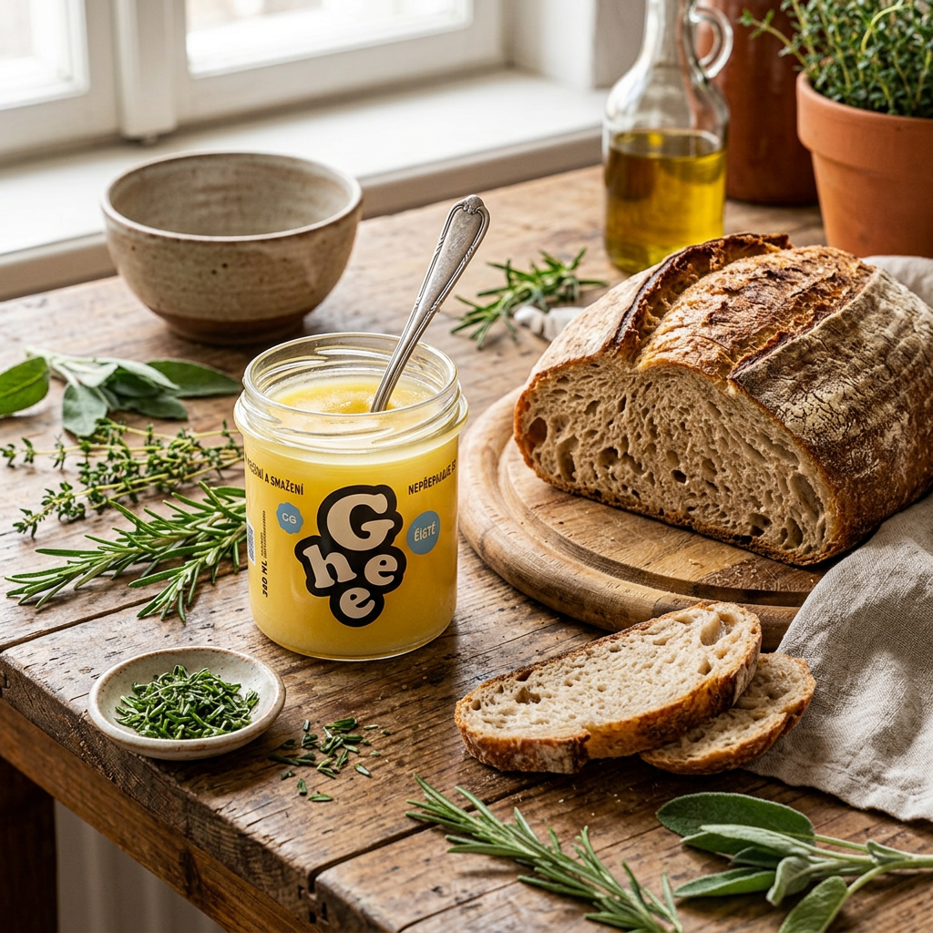 Ghí (Ghee) přepuštěné máslo - čisté