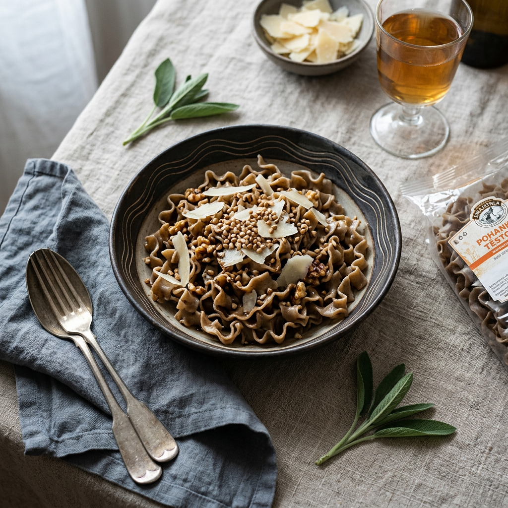 Pohankové těstoviny vlnky - 250 g