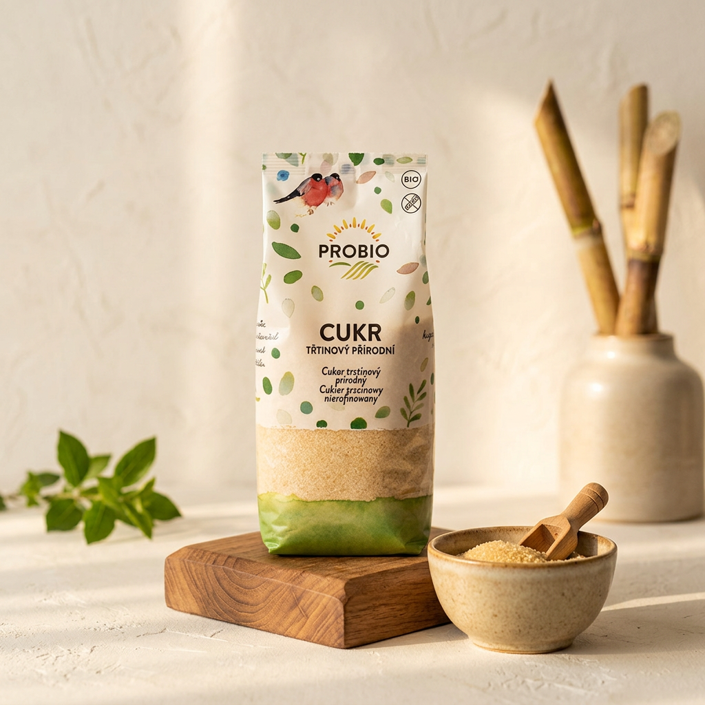 Třtinový cukr BIO přírodní - 500 g