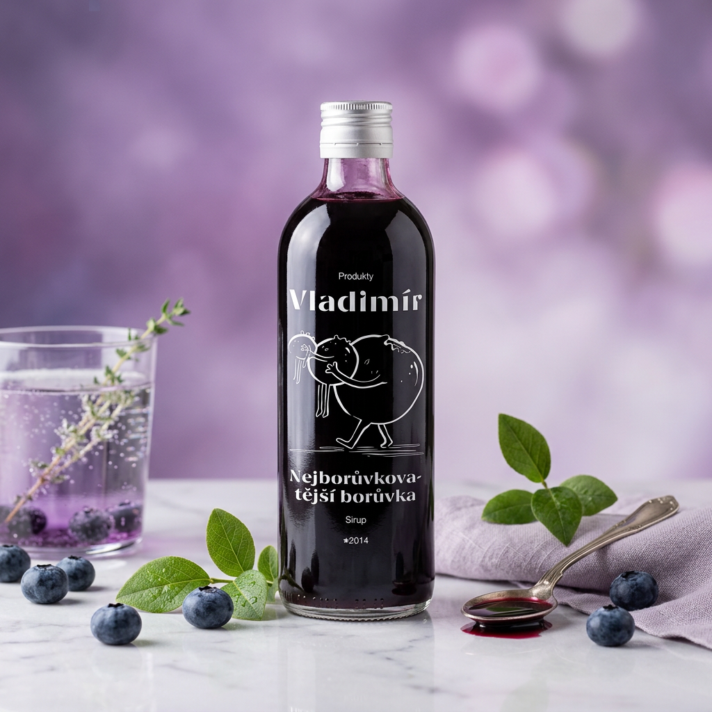 Sirup nejborůvkovatější borůvka - 500 ml