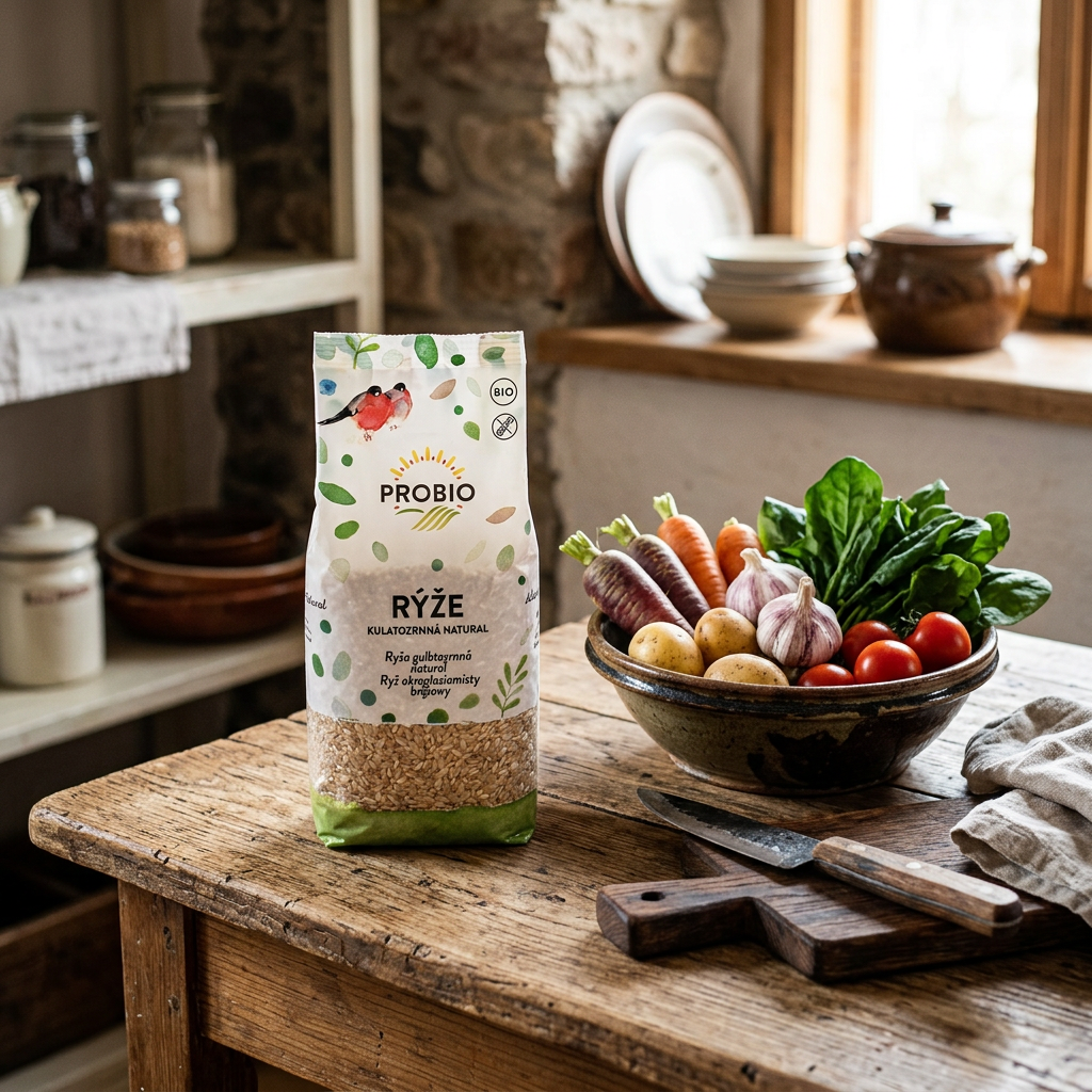 Rýže hnědá BIO natural kulatozrnná