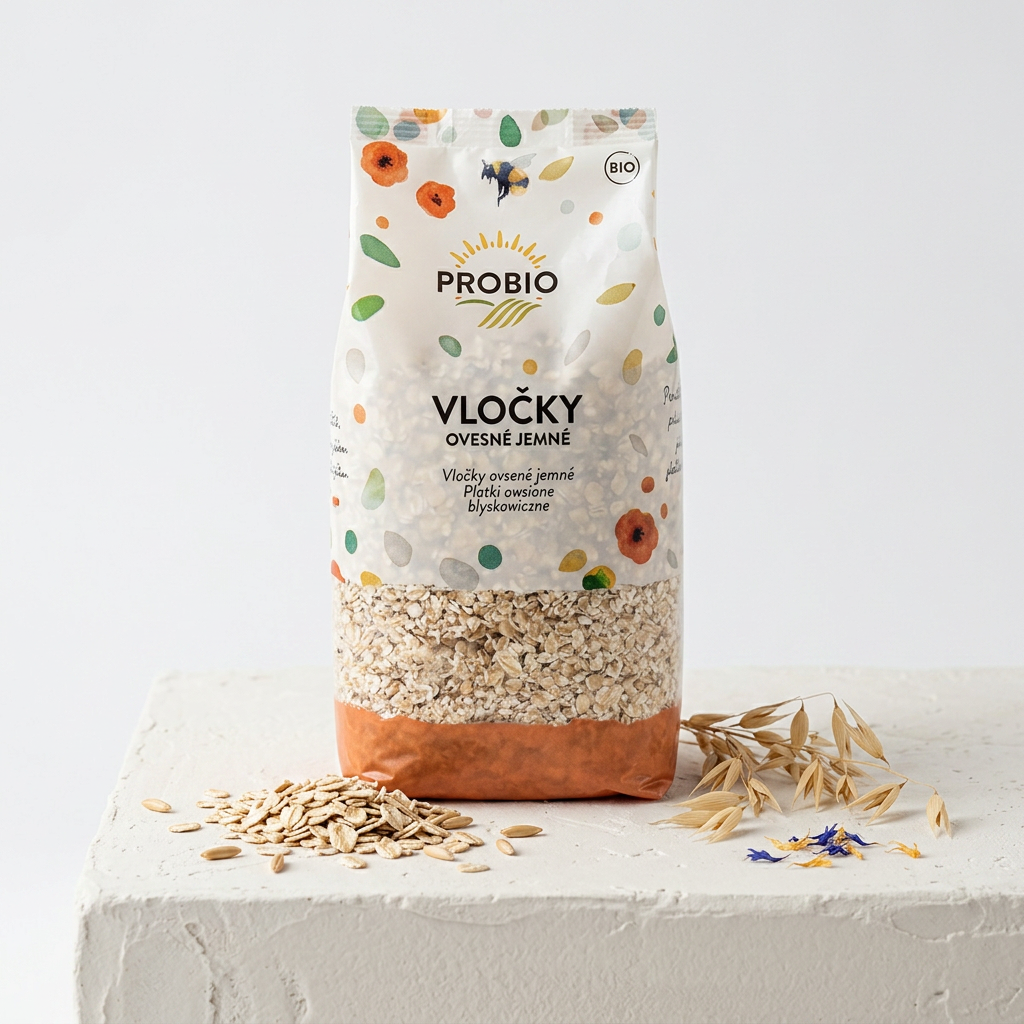 Ovesné vločky BIO jemné - 1,6 kg