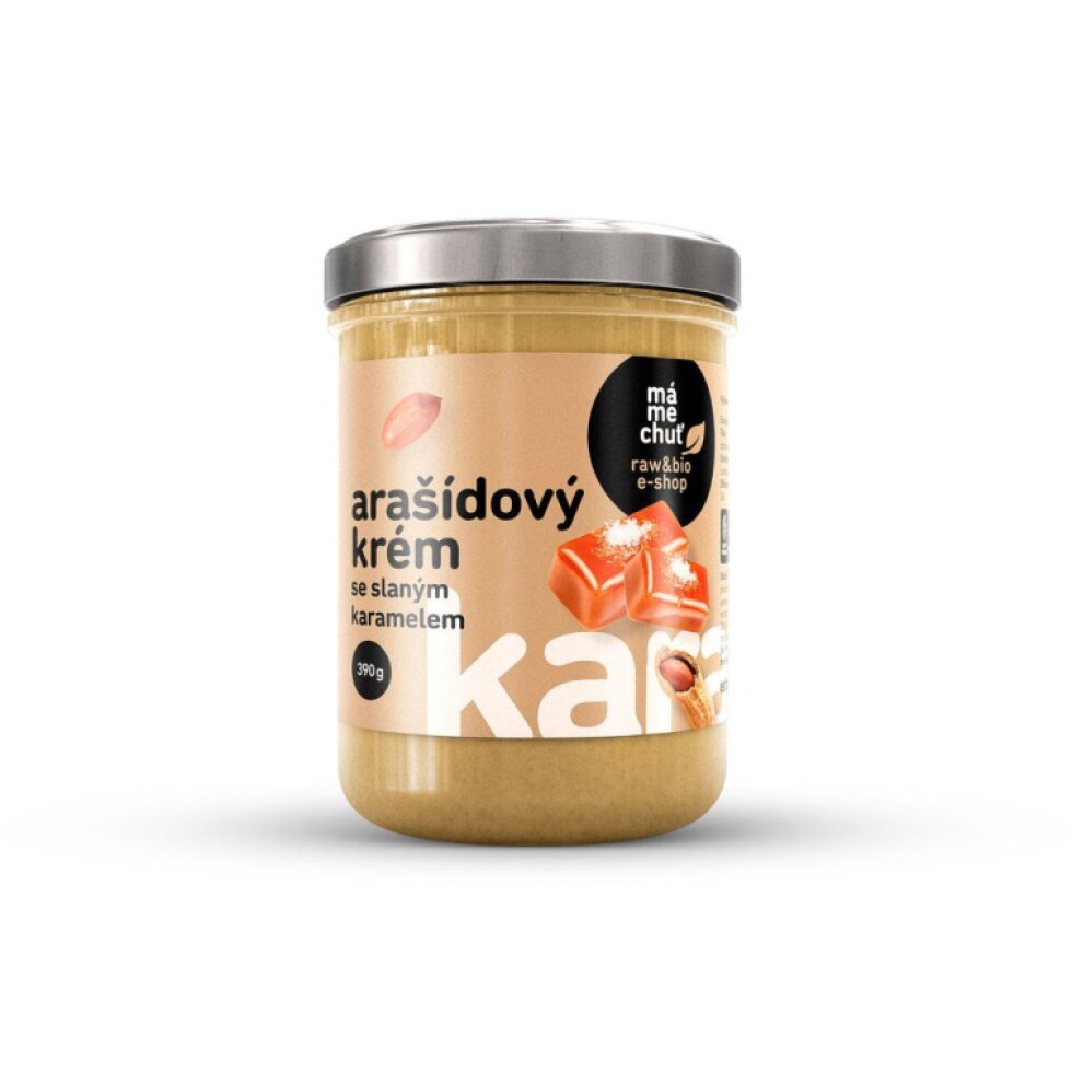 Arašídový krém se slaným karamelem - MámeChuť