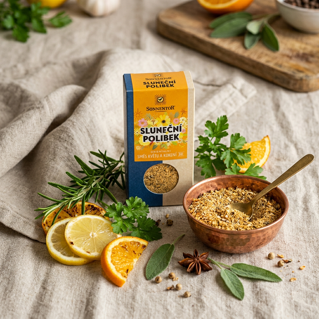 Sluneční polibek BIO - směs květů a koření - 40 g