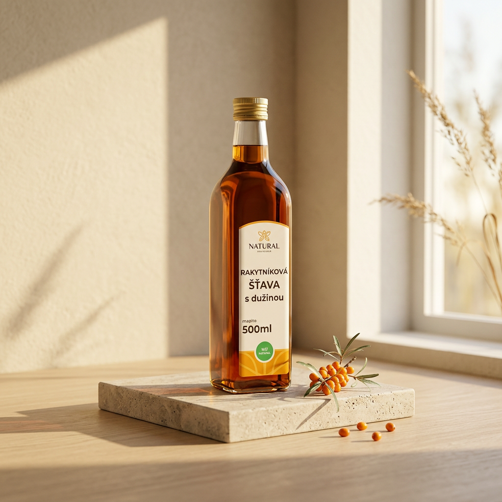 Rakytníková šťáva s dužinou - 500 ml