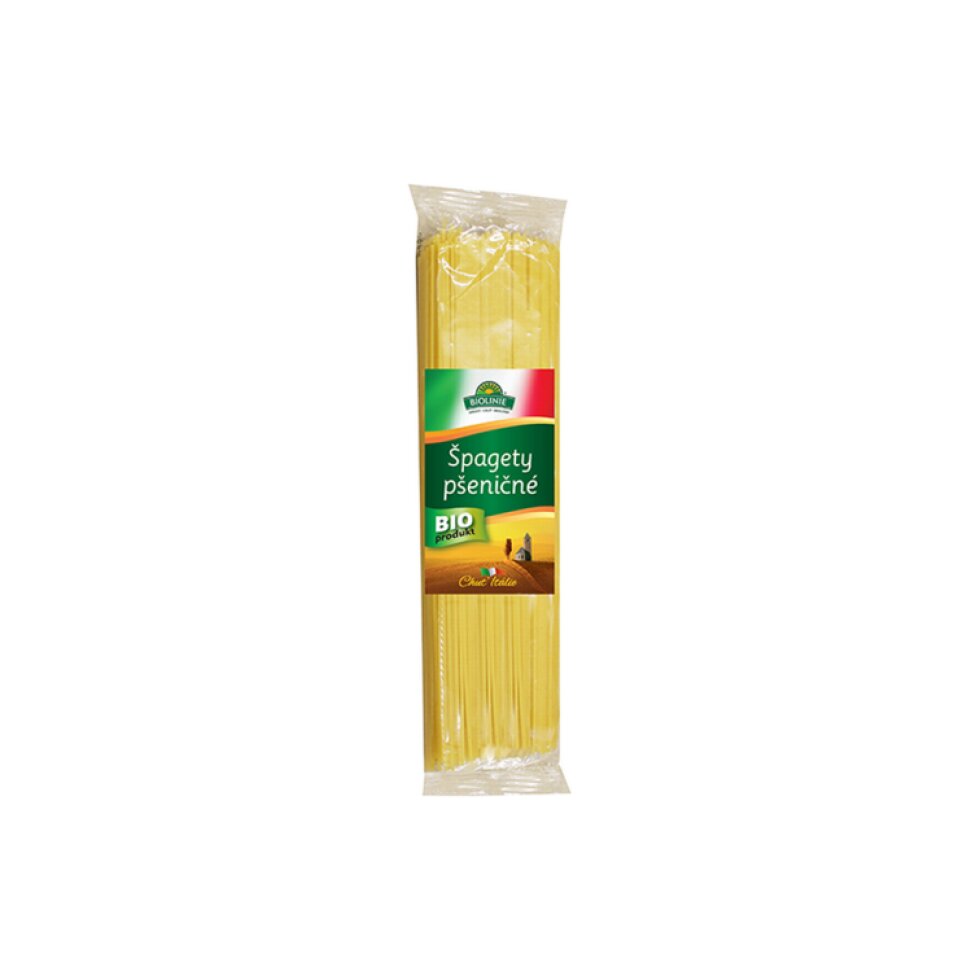 Špagety BIO pšeničné bílé - 500 g