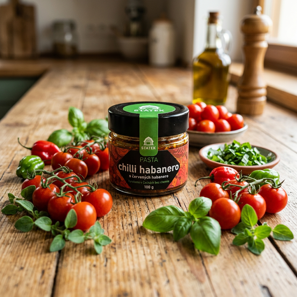 Pasta chilli jalapeno z červených jalapeno - 170 g