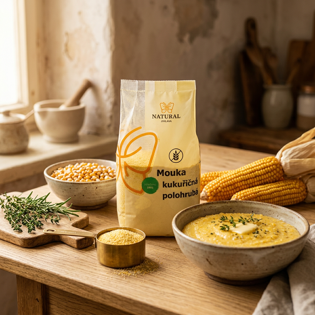 Kukuřičná mouka polohrubá - 400 g