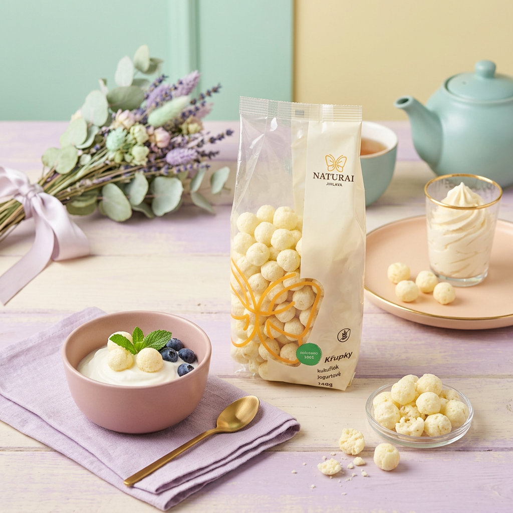 Kukuřičné křupky jogurtové - 140 g