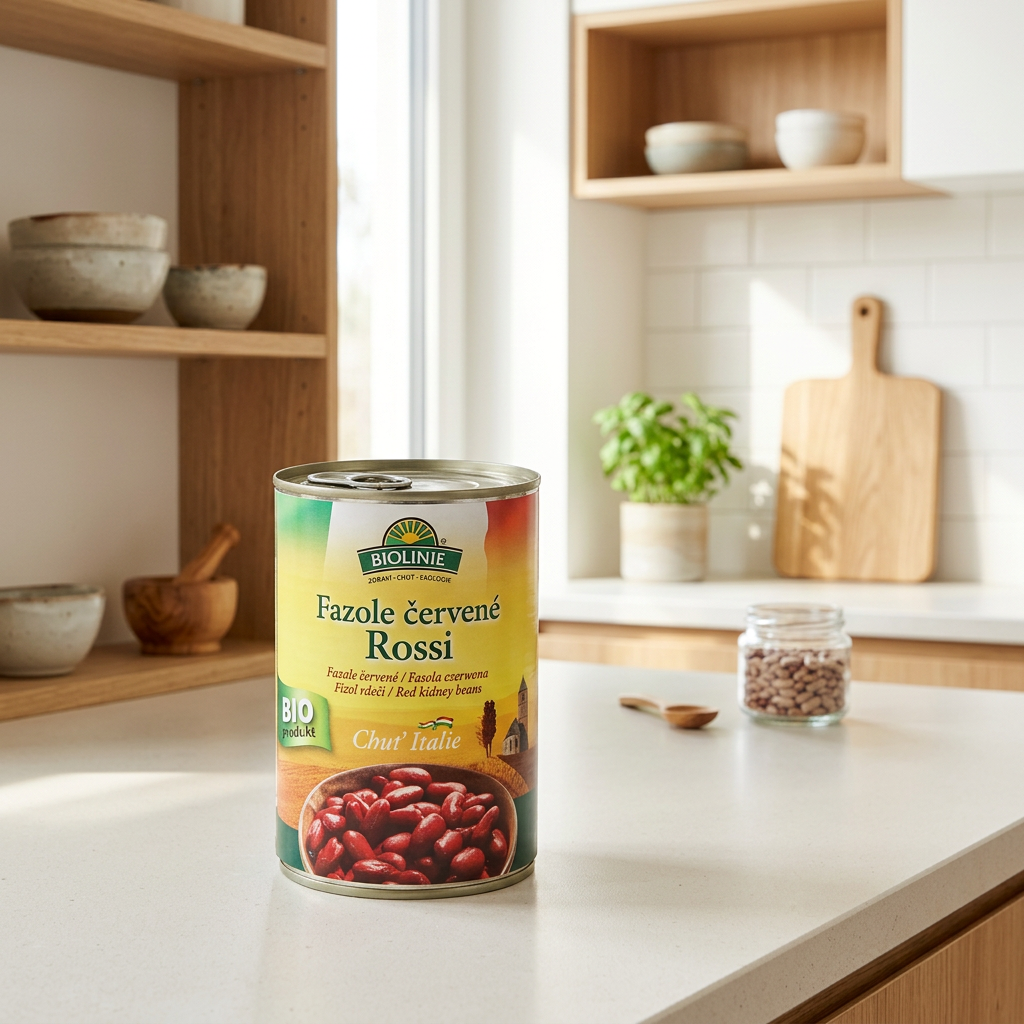 Fazole BIO červené Rossi sterilované - 400 g