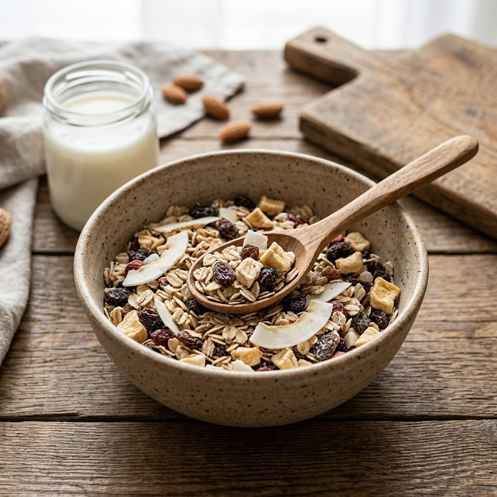 Musli BIO mandle jahody - 300 g - MámeChuť