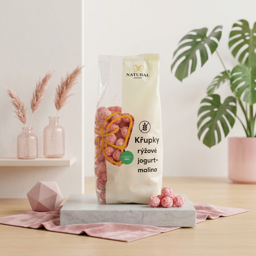 Ryžové křupky jogurt malina - 140 g