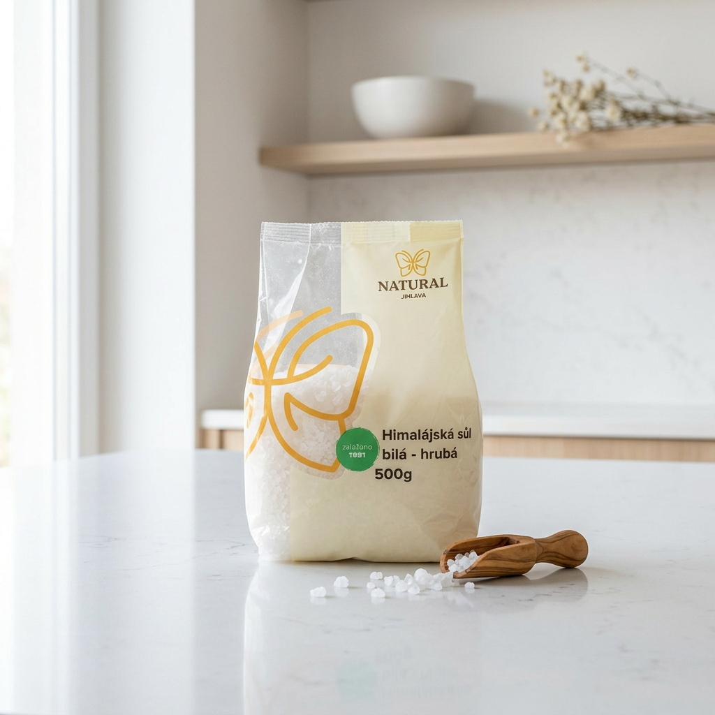 Himalájská sůl bílá hrubá - 500 g
