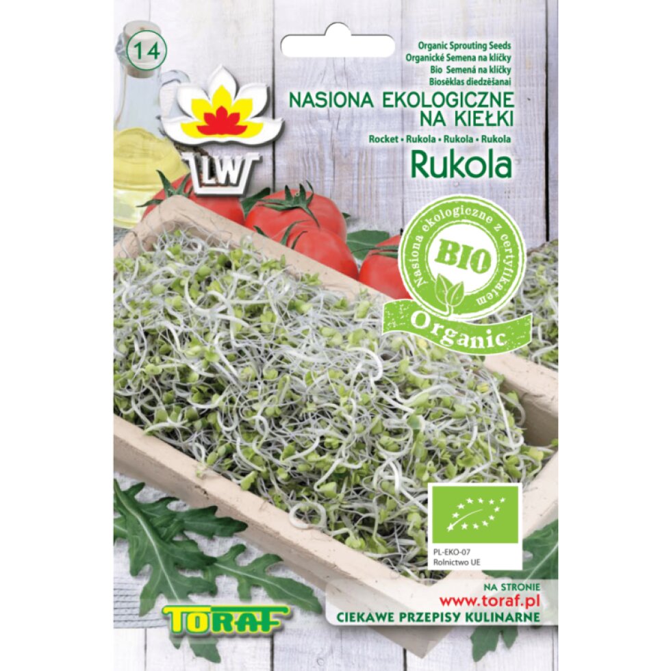 Rukola BIO semínka na klíčení - 10 g