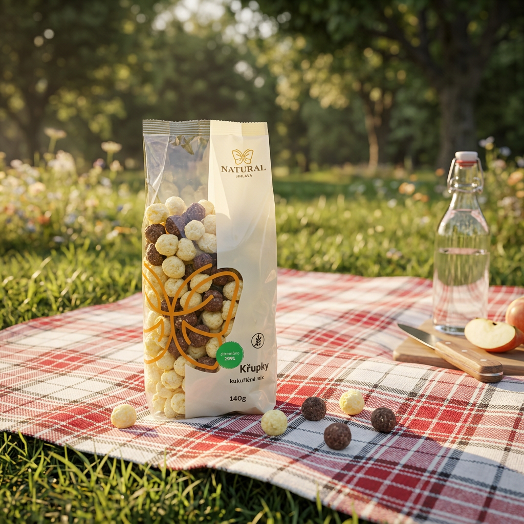 Kukuřičné křupky jogurt čokoláda - 140 g