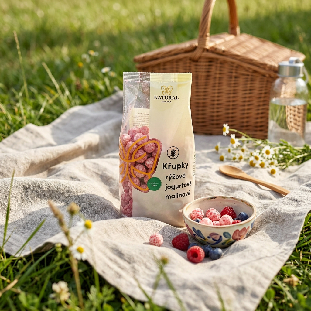 Ryžové křupky jogurt malina - 140 g