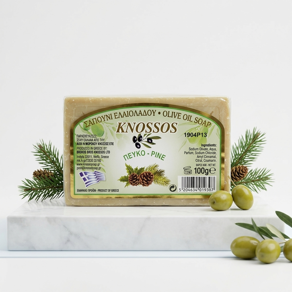 Olivové mýdlo s vůní borovice - 100 g