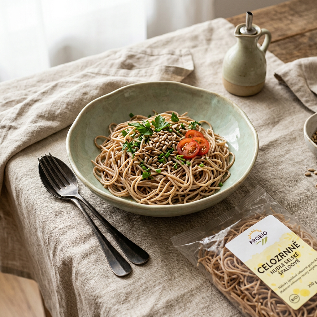 Nudle BIO špaldové celozrnné selské - 250 g