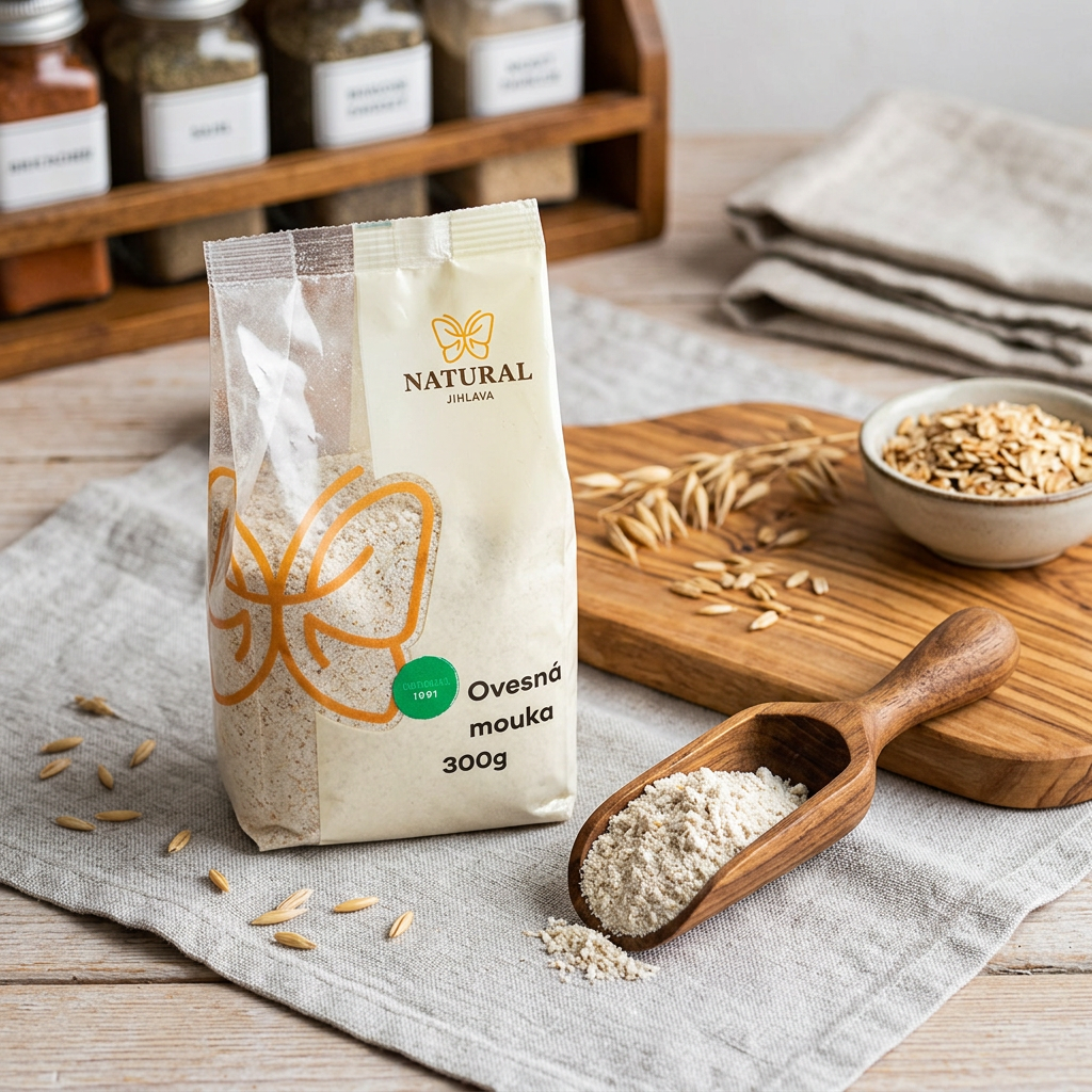 Ovesná mouka celozrnná - 300 g