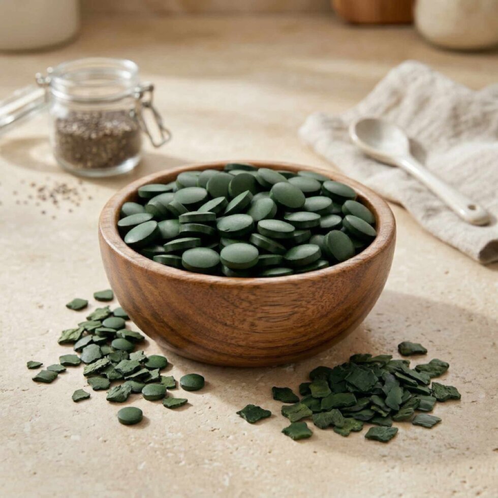 Spirulina BIO tablety 500 mg - MámeChuť