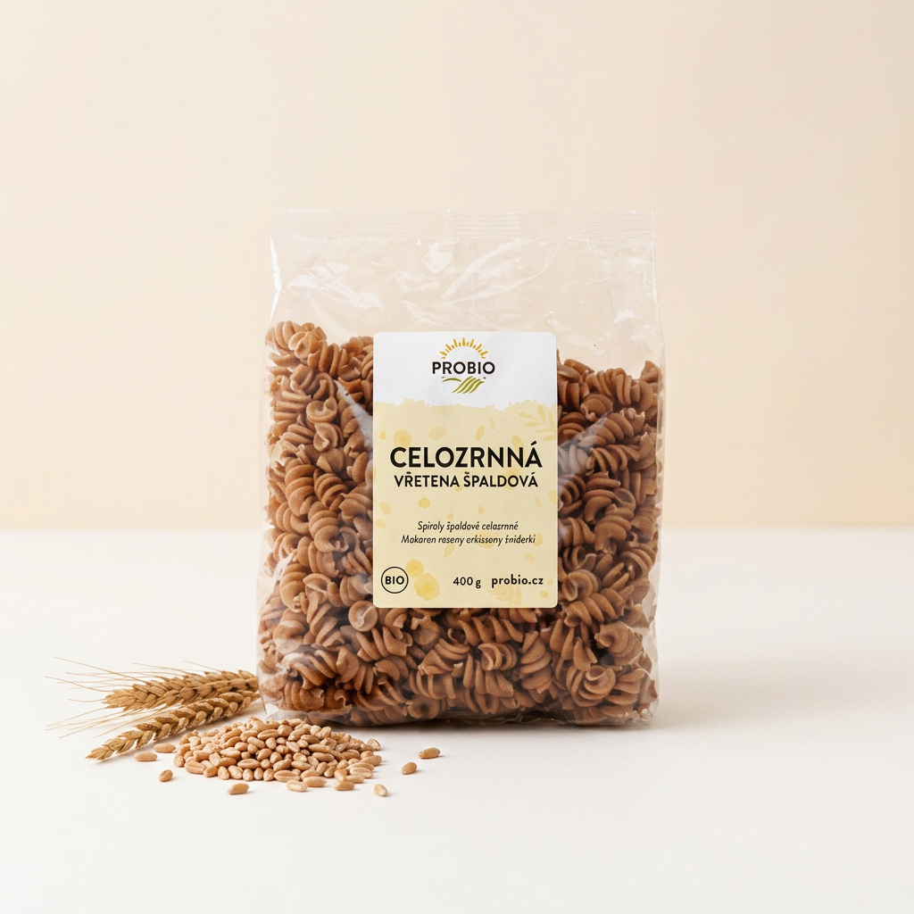 Špaldové těstoviny BIO vřetena celozrnná - 400 g