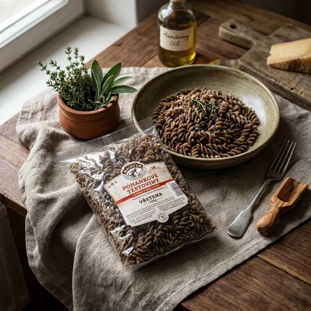 Pohankové těstoviny vřetena - 250 g