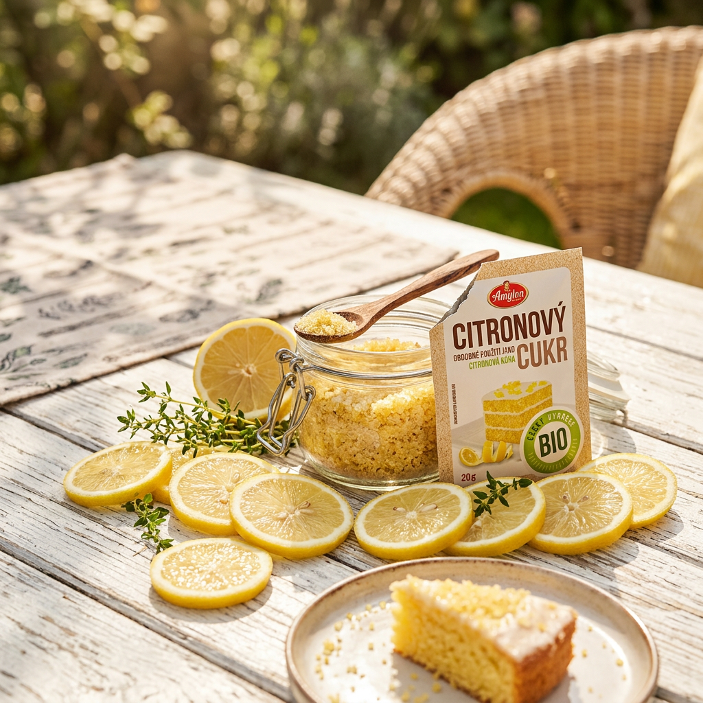 Citronový cukr BIO - 20 g